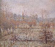Camille Pissarro Morning frost Spain oil painting artist